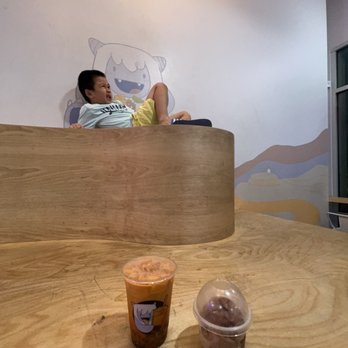 Monsta Snow Too - Thai tea and chocolate ice cream - Bubble Tea Near Me - Menifee, California
