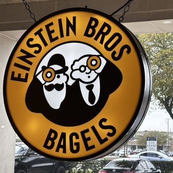 Einstein Bros Bagels - Logo in window - Breakfast & Brunch Near Me - Tomball, Texas