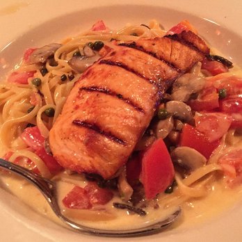 Tomato Thyme - Grilled Salmon and Linguine - Pizza Near Me - San Jose, California Tomato Thyme - Grilled Salmon and Linguine - Pizza Near Me - San Jose, California
