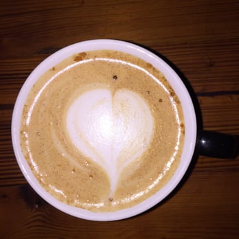 MOD Coffeehouse - The barista made this coffee art, as it was our anniversary. - Coffee & Tea Near Me - Galveston, Texas