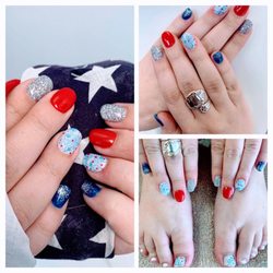 Paint Nails & Spa - July 4th designs