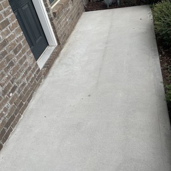 Always On Point Pressure Washing - after patio - was even able to get out the rug stain! - Gutter Services Near Me