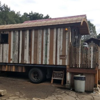 Old Place - in the back hooked on the bed of a 40 something Chevy truck is the espresso bar. - American Near Me - Cornell, California Old Place - in the back hooked on the bed of a 40 something Chevy truck is the espresso bar. - American Near Me - Cornell, California