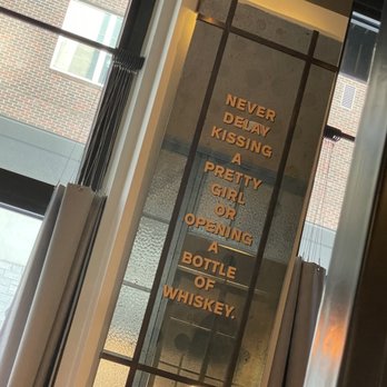 Rowdy Tiger Whiskey Bar & Kitchen - Sign in the dining area - Southern Near Me - Atlanta, Georgia