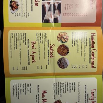 Moana Hawaiian BBQ - Menu - Hawaiian Near Me - Fairfield, California