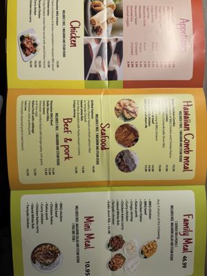 Menu photo 1 Moana Hawaiian BBQ Fairfield, CA