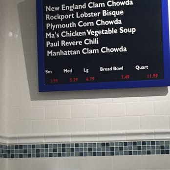 Boston Chowda - Chowda menu - Seafood Near Me - Boston, Massachusetts