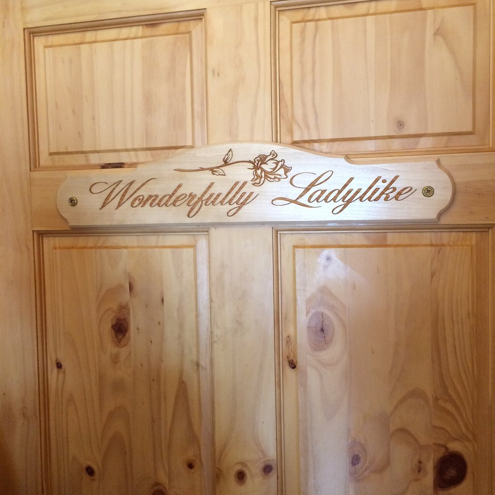 Minnesota Nice Cafe - Cute signs on the restrooms - Cafes Near Me - Bemidji, Minnesota
