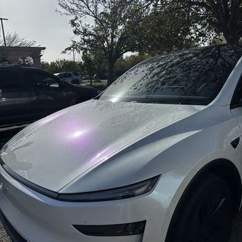 Cosmepro Auto Spa - Purple hyacinth reflection - Vehicle Wraps Near Me