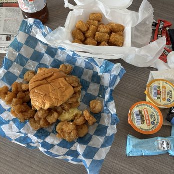 Captain's Kitchen - Full disclosure: the tots were bought at On the Rocks. Which I highly recommend for their shrimp tacos. - Seafood Near Me - Atlantic Beach, North Carolina