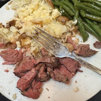 The Library Restaurant & Pub - Prime rib. Potatoes and green beans. - Steakhouses Near Me - Indianapolis, Indiana The Library Restaurant & Pub - Prime rib. Potatoes and green beans. - Steakhouses Near Me - Indianapolis, Indiana