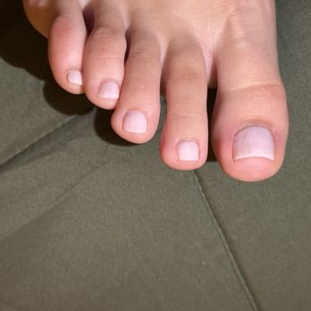 Polished Nail Lounge - it's not horrible but I'm more bummed that my cuticles are aching. - Nail Salons Near Me - Orange, California