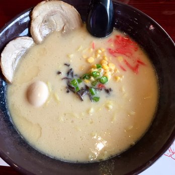 Crazy Rock'N Sushi - Tonkotsu Ramen with Seasoned Egg - Sushi Bars Near Me - Stanton, California