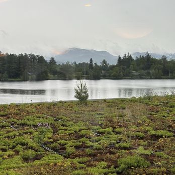 Generations - Picture of Mirror Lake from our table. - New American Near Me - Lake Placid, New York