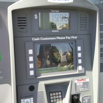 Chevron - a gas pump at a gas station - Gas Stations Near Me - La Habra, California