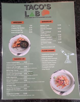Menu photo 2 Taco’s Lab Winter Park, FL Menu photo 2 Taco’s Lab Winter Park, FL