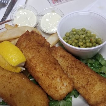 Lancers Restaurant - Fish and chips. Recommend. Huge pieces, lightly breaded. - New American Near Me - Burbank, California Lancers Restaurant - Fish and chips. Recommend. Huge pieces, lightly breaded. - New American Near Me - Burbank, California