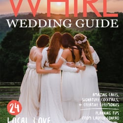 Stoney Creek B&B - An inspiration styled wedding at Stoney Creek featured on the front cover of Whirl Magazine's Spring/Summer 2015 Wedding Guide