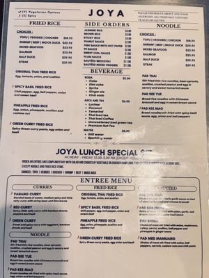 Menu photo 2 Joya Brooklyn, NY