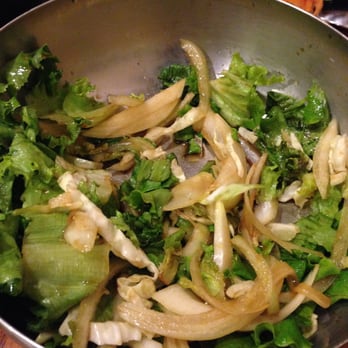 Dong Neh Bang Neh - lettuce toss up with onions and dressing - Korean Near Me - Doraville, Georgia