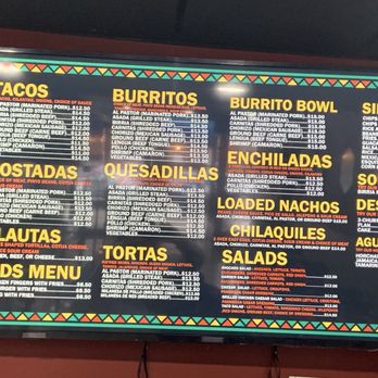 E’Z Taqueria - Menu November 2025 - Tacos Near Me - Stroudsburg, Pennsylvania