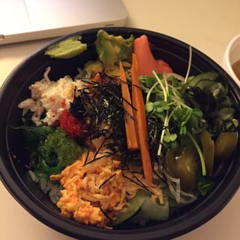 Poki Roll - My Medium Sized Poki Bowl to go. Delicious. - Japanese Near Me - Cypress, California