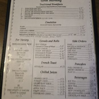 Mr. Maesta's Cafe - Menu 1 - New American Near Me - Holbrook, Arizona