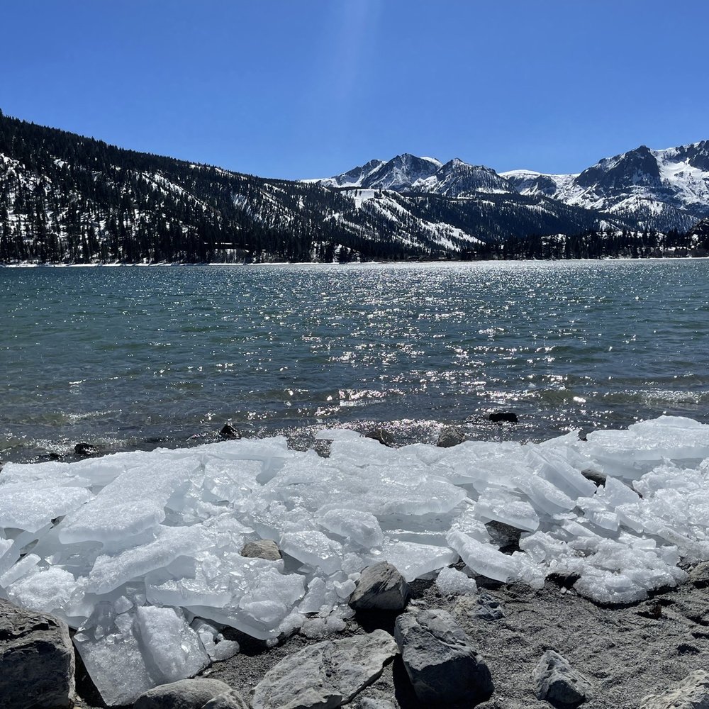 June lake in March