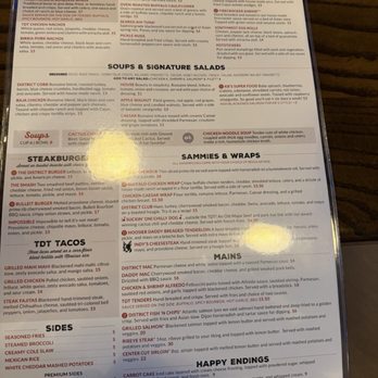 The District Tap Downtown - Menu - American Near Me - Indianapolis, Indiana