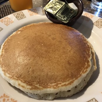 Buttermilk's Farmhouse - 100% Freshly Squeezed Orange Juice and a short stack. Sooo good! - Breakfast & Brunch Near Me - Patchogue, New York