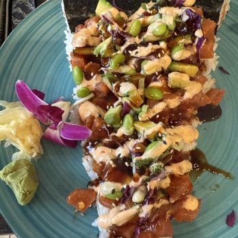 WAVE Asian Bistro & Sushi - Tuna supreme sushi pizza - Japanese Near Me - Mount Dora, Florida WAVE Asian Bistro & Sushi - Tuna supreme sushi pizza - Japanese Near Me - Mount Dora, Florida