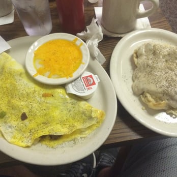 Kathy's Kitchen - Philly omelet, cheesy grits and a biscuit w/gravy! Very good! - Breakfast & Brunch Near Me - Goldsboro, North Carolina Kathy's Kitchen - Philly omelet, cheesy grits and a biscuit w/gravy! Very good! - Breakfast & Brunch Near Me - Goldsboro, North Carolina