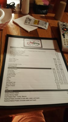 Menu photo 8 Crawgators Bar and Grill Venice, LA