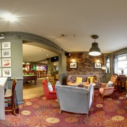 The Brooklands Tap - Corner to hide, but truly you can enjoy your favorite drink while sitting in old armchairs