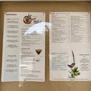 Photo of The Melting Pot - Richmond - Henrico, VA, United States. Drink menu outside restaurant