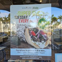 Tuesday & Friday $6 Gyros