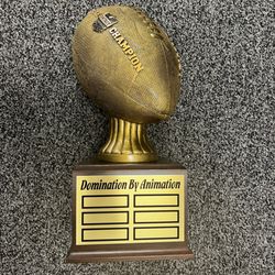 Carmel Trophies Plus - Come in and check out all the Fantasy Football Trophies that are in stock.