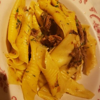 Bar La Grassa - VEAL RAGU   13 / 26  GARGANELLI w/ BRAISED LAMB & ROASTED MUSHROOMS 14 / 28 - Italian Near Me - Minneapolis, Minnesota