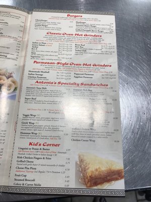 Menu photo 6 Antonia's Pizzeria Freeport, ME
