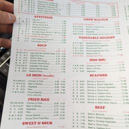 Menu June 2023 Menu June 2023