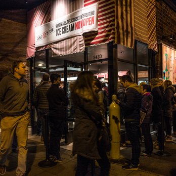 Salt & Straw - These lines are going to be a regular occurrence! - Ice Cream & Frozen Yogurt Near Me - Seattle, Washington