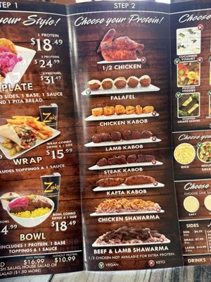 Menu photo 2 Zaky Mediterranean Grill Fontana, CA