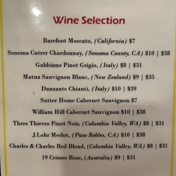 Nicola Pizza - Wine menu - Pizza Near Me - Lewes, Delaware