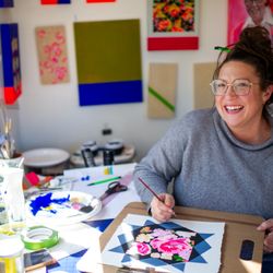 Make Art Studios - Owner and professional artist, Heather Klausa