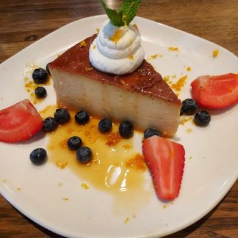 Maria's Mexican Kitchen - Fort Worth - The flan.  Was just okay for me. - Mexican Near Me - Fort Worth, Texas