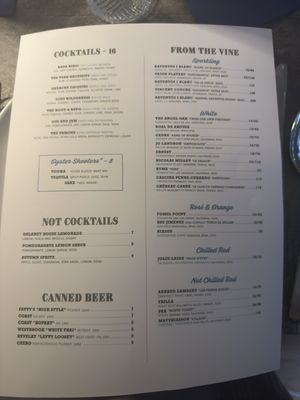 Menu photo 5 Delaney Oyster House Charleston, SC