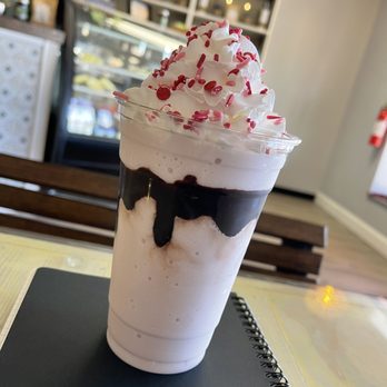 Snowbird Mountain Coffee - Specialty Frappe! They even topped my drink with sprinkles! So cute! - Coffee & Tea Near Me - Morristown, Tennessee
