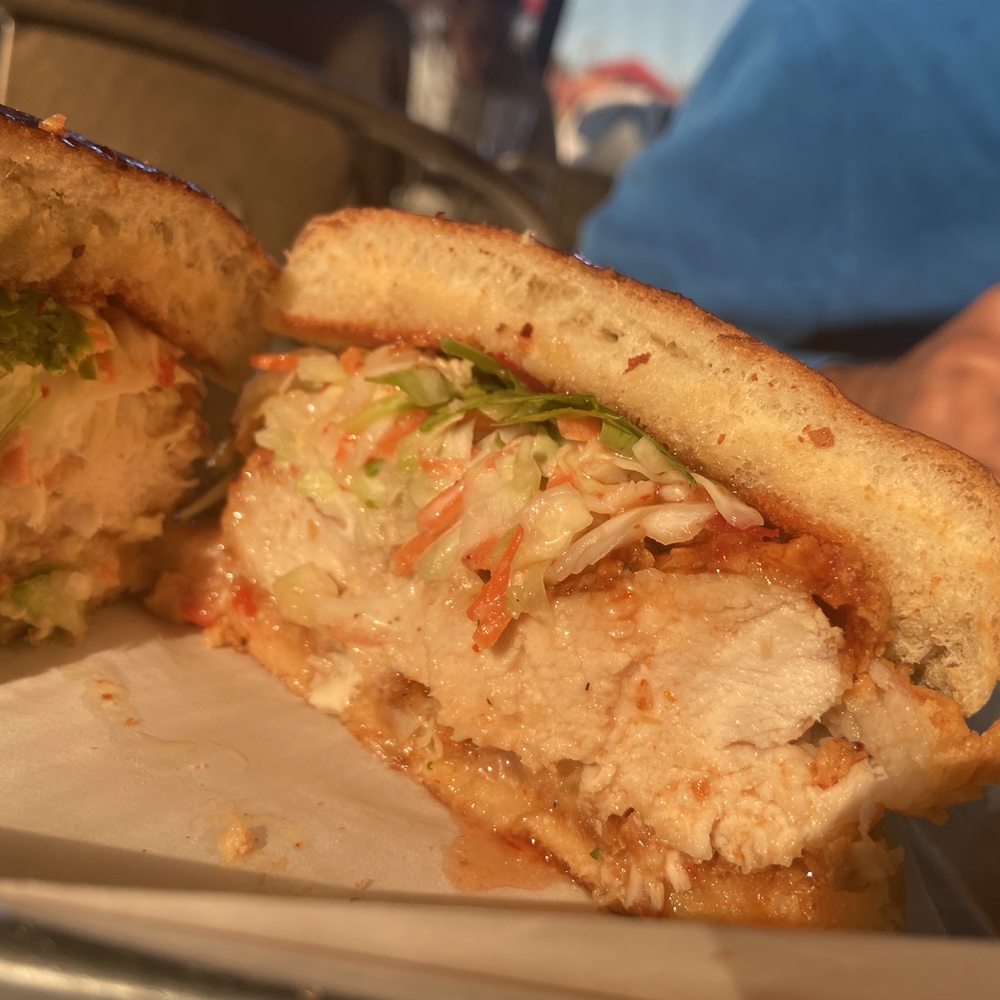 Scratch Fried Chicken - Honey Sririacha Chicken Sandwich Cross Cut - Chicken Wings Near Me - Greensboro, North Carolina Scratch Fried Chicken - Honey Sririacha Chicken Sandwich Cross Cut - Chicken Wings Near Me - Greensboro, North Carolina