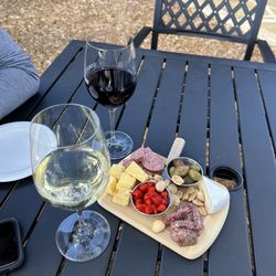 Lost Draw - Small cheese board and wine