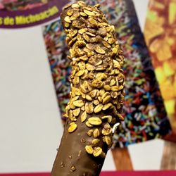 Delicias De Michoacan - Chocolate covered banana w granola